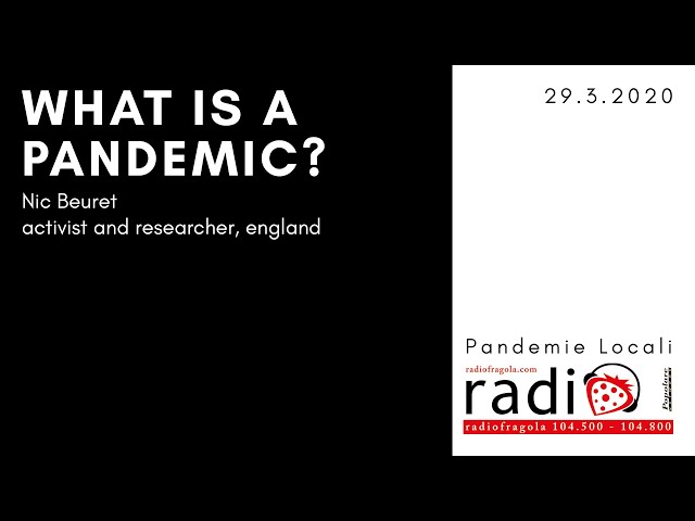 WHAT IS A PANDEMIC / Nic Beuret