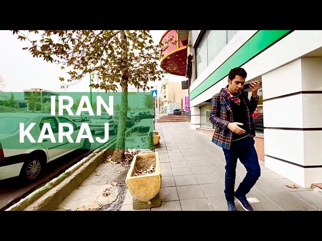 IRAN,KARAJ,2022 | Autumn Walk from Milad Mobile Center to Taleghani Square.
