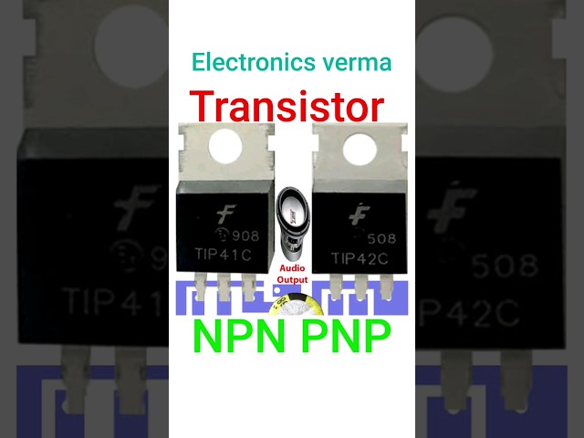 NPN PNP Transistor Problem solve || Electronics Verma || #shorts || #Transistor