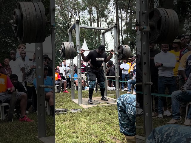 Kenyan Strongman Polycarp at it