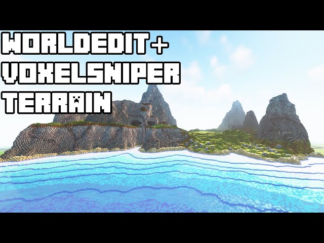 Create STUNNING Minecraft Terrain With WorldEdit And VoxelSniper