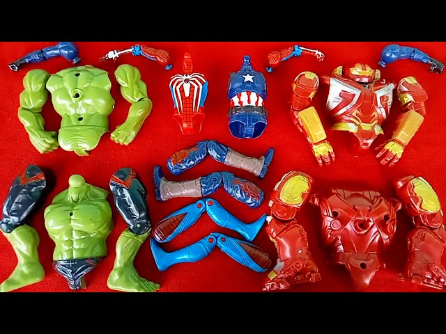 Assembling Marvel's Avengers Hulk Smash, Hulk Buster Vs Captain America Vs Spider-Man 🔥