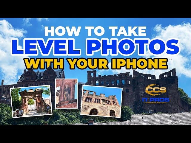 How To Take Level Photos With Your iPhone