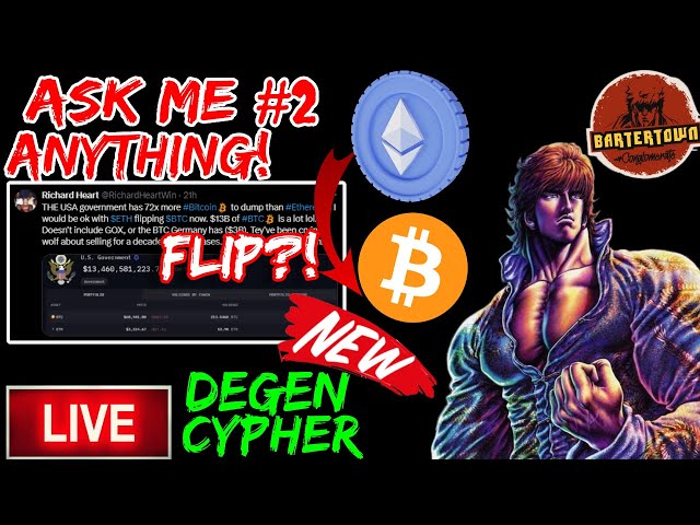 Ask Me Anything #2 | Richard Heart says Ethereum will Flip Bitcoin ? #degencypher