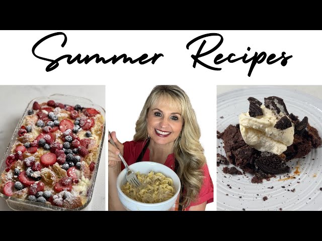 EASY SUMMER RECIPES YOU NEED IN YOUR LIFE