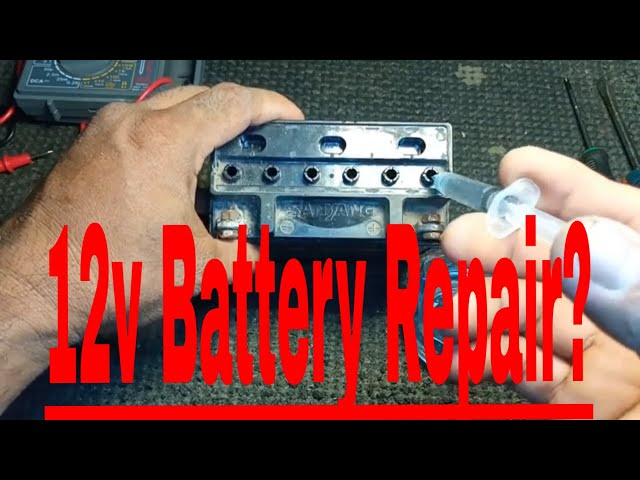 12v Old Battery Restoration