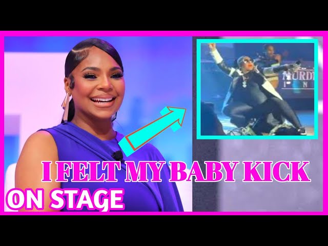 💥OMG! Ashanti Revealed How She Felt The 1st Time Her Baby Kicked On Stage You Won't Believe Her Rctn