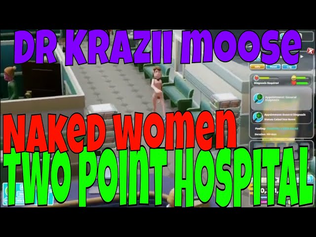 Two Point Hospital NAKED WOMEN Running Around
