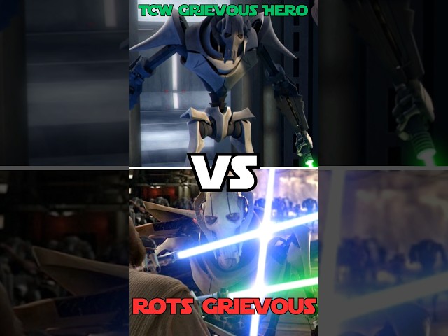 General Grievous Hero Differs from ROTS Grievous because of Obi-Wan Villain - FACTS #shorts