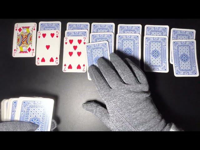 ASMR: Three rounds of Solitaire, will there be a win?! ♥️♣️♦️♠️ [Whispered] [LoFi]