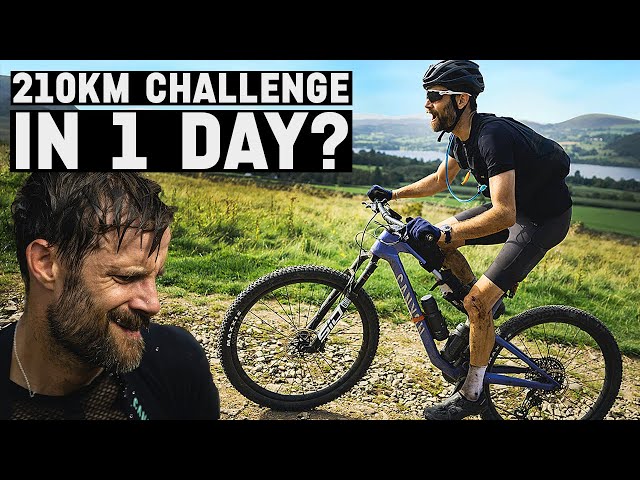 Racing a 210km Solo MTB Ride in 1 Day | Lakeland 200 FKT
