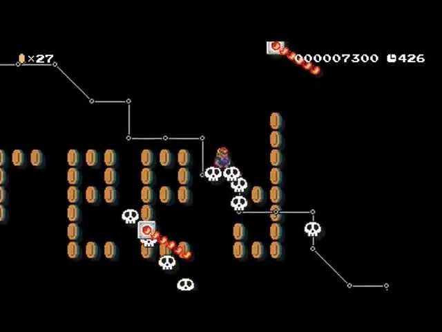 Ganondorf in the Shadow Temple - Super Mario Maker Gameplay (Wii U)