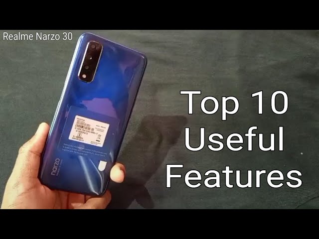 Realme Narzo 30 (4G) - Top 10 Features ( Useful )