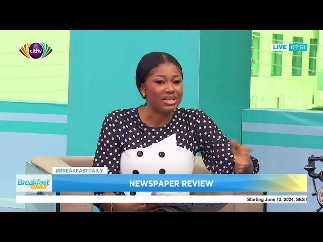 News Review on Breakfast Daily: Thursday, 30th May, 2024