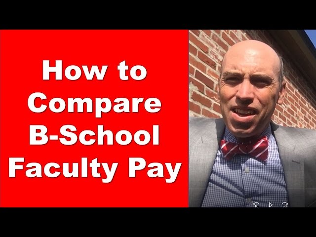 How to Compare Faculty Pay Across the Business School by Linus Wilson