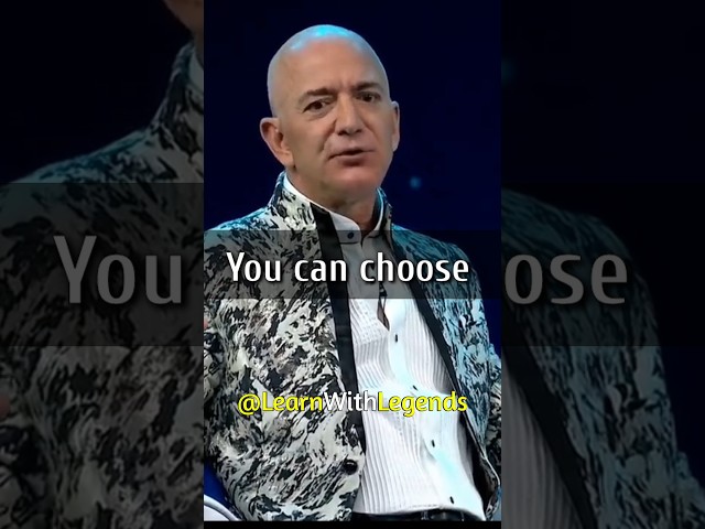 Jeff Bezos advice to young person #shorts #amazon