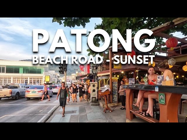 Patong Beach Road - Sunset | Phuket, Thailand 2023