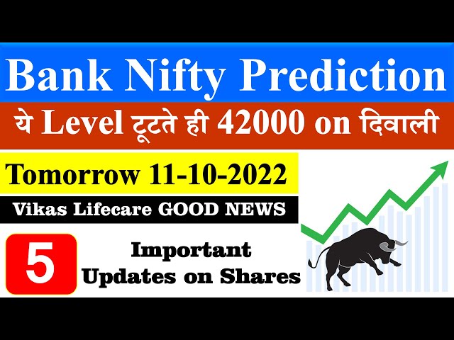 Bank Nifty Prediction for tomorrow – 11 October 2022 | Bank Nifty Tomorrow 🤔 Vikas Lifecare Share