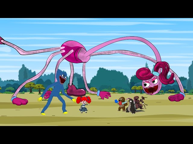 Godzilla vs KONG Attack Huggy Wuggy, Mommy Long Legs, Poppy Playtime | Godzilla Animation Cartoon