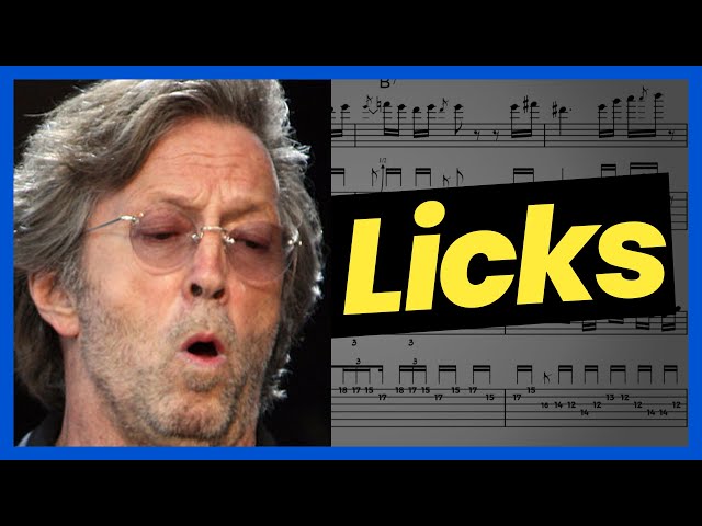 10 Eric Clapton licks with TAB