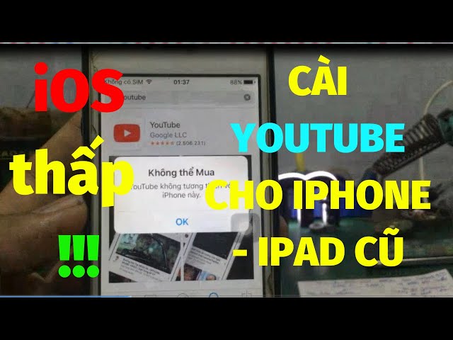 Linh Bảo TV - Hướng Dẫn Cài Youtube Cho Iphone - iphone 4, 5 - ipad 1 , 2 , 3 - App Store Ko Hỗ Trợ