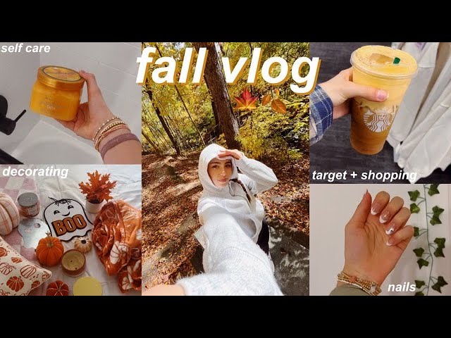 fall days in my life vlog *decorating, shopping, nails, etc* 💌🍁