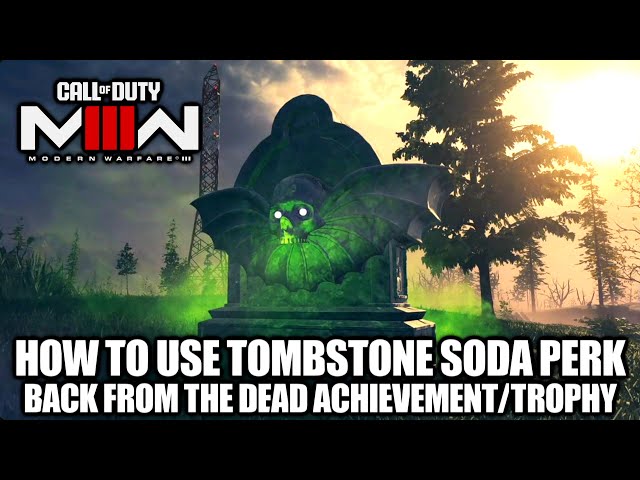 COD MW3 Zombies - How to Use the Tombstone - Back from the Dead Achievement/Trophy