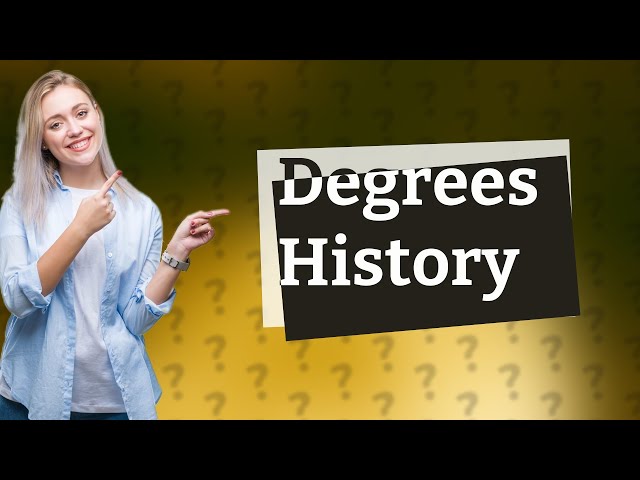 Who invented degrees in angles?