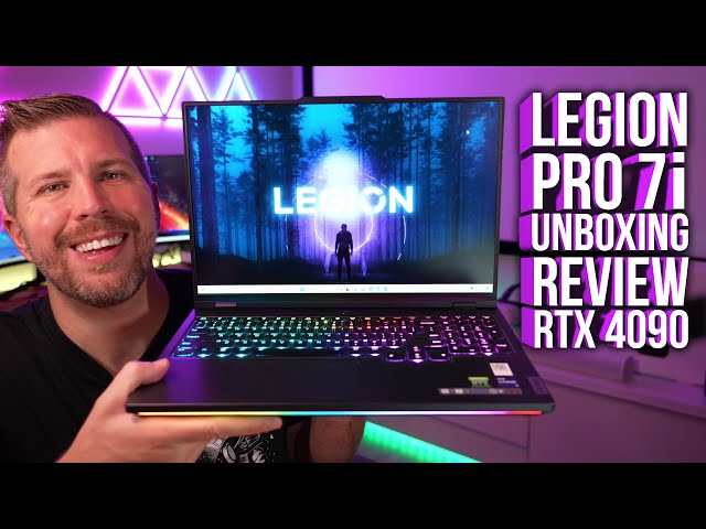 Legion Pro 7i Unboxing Review! RTX 4090 10+ Game Benchmarks! Cinebench R23, Timespy, Display Test!