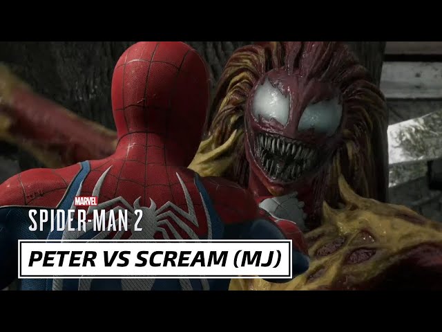 SPIDER-MAN 2 Walkthrough Gameplay Part 25 - Venom Creates Scream Spiderman Vs Scream (MJ)