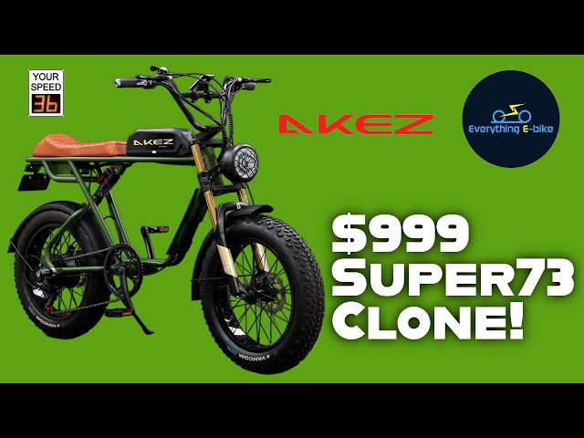 $999 Super 73 Clone! The AKEZ S1 Electric Bike
