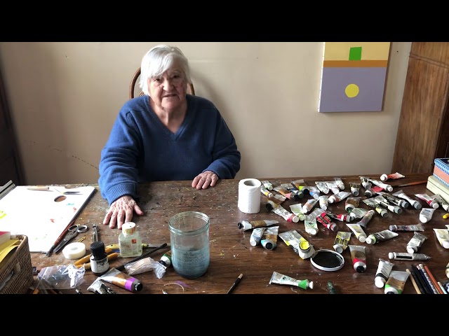 Etel Adnan(6): 7 answers in less than one minute