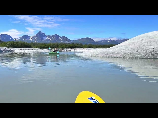 Kayaking Valdez Glacier Lake