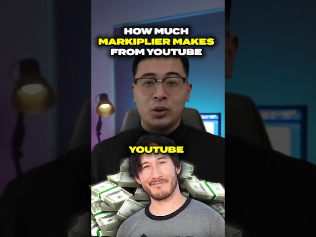 How Much Markiplier Makes From Youtube & (How Can You Can Too) 💰 #shorts #money #youtubeautomation