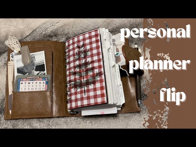 personal planner flip through | Nov. 2022