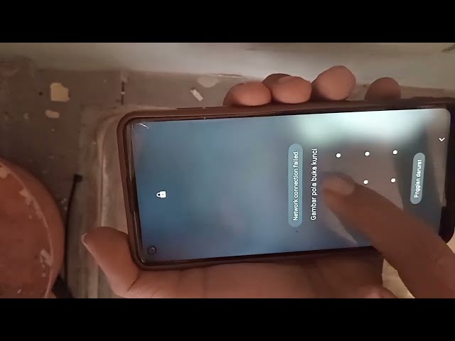 how to open the pattern lock of android phone