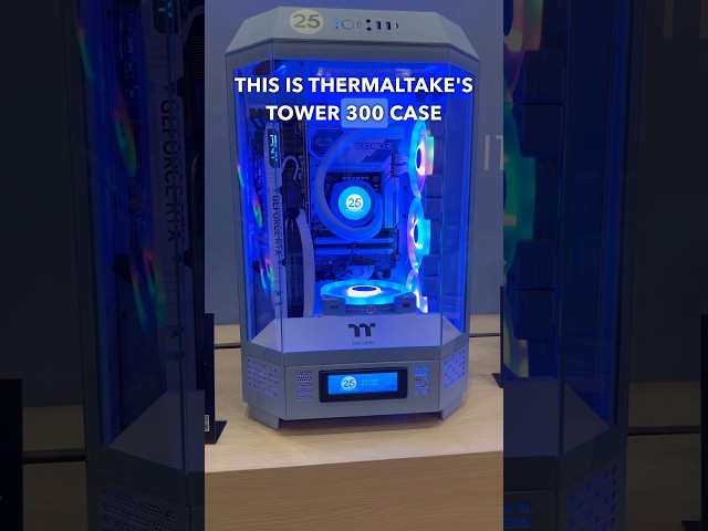 Case Of The Year?!? Thermaltake Tower 300 #shorts #pc #gamingpc #pcgaming #ces2024