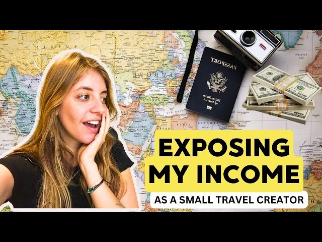EXPOSING exactly how much I made as a SMALL travel content creator | 1 month report