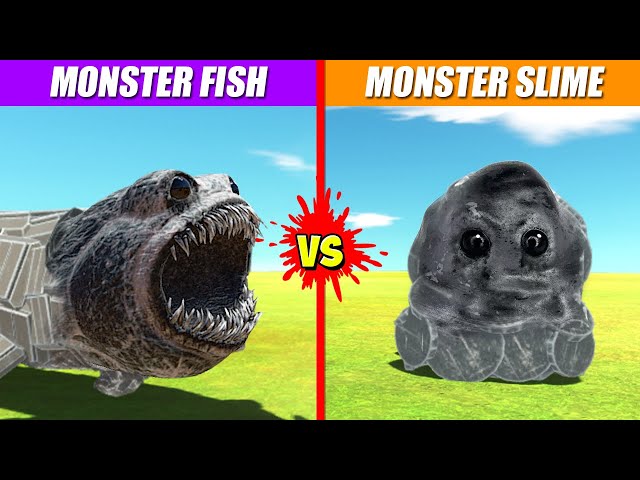 Monster Fish vs Monster Slime | Animal Revolt Battle Simulator