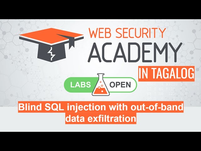 Blind SQL injection with out-of-band data exfiltration | Portswigger Academy