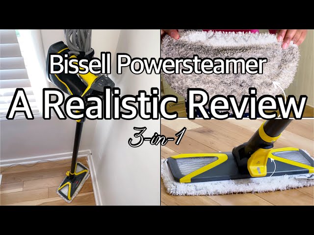 How to use the Bissell steam hard surface handheld steam cleaner mop