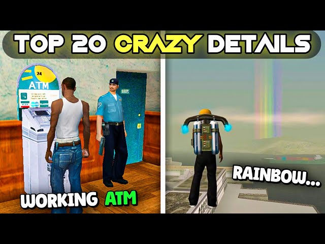 20 CRAZY Details In GTA San Andreas That Will Blow Your Mind...