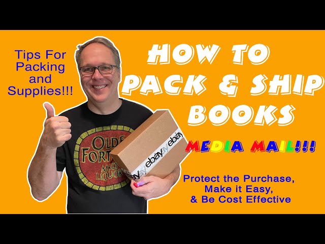 How to Package and Ship Books with Media Mail! Tips for Packing and Supplies! Thrift Books for Ebay!