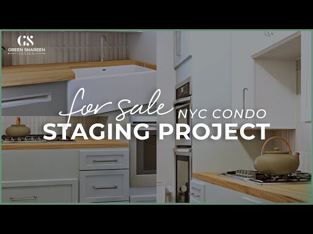 NYC Condo for Sale, 1/1 w/ Interior Design Renders :: Staging.:  a Green Shareen Design