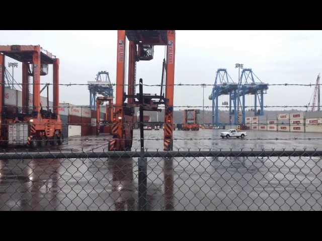 Bus tour of The Port of Tacoma