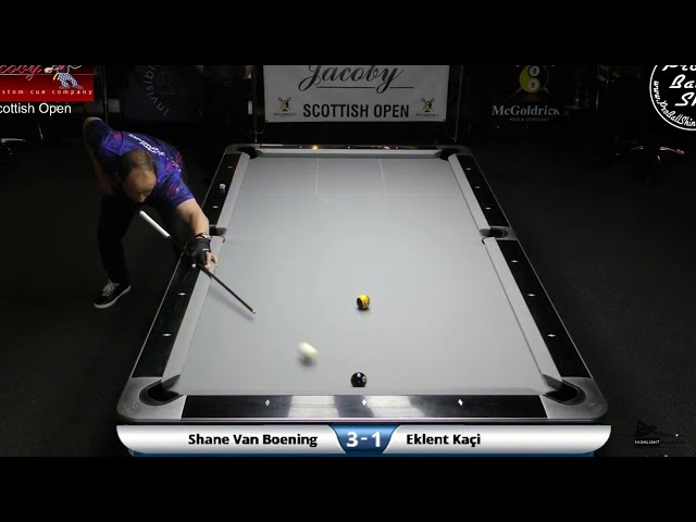 HIGHLIGHTS | Shane Van Boening vs Eklent Kaci | 2024 Jacoby Scottish Open #highlightbilliardstv