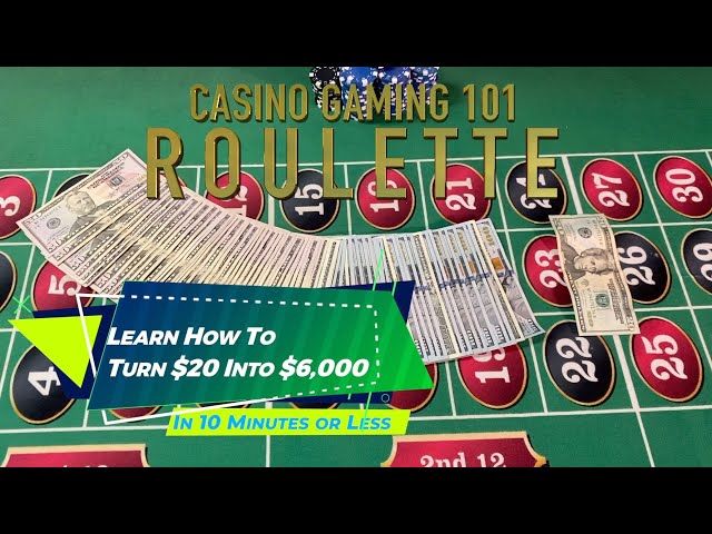 How To Play Roulette | Casino Gaming 101 [Learn How to Turn $20 Into $6,000 in 10 Minutes or Less]