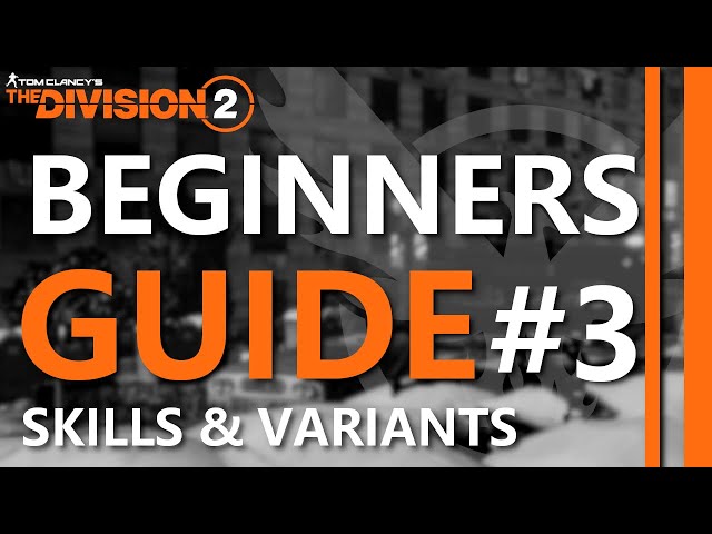 Skills | Beginners Guide | The Division 2