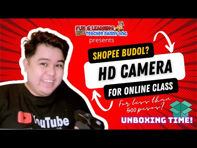WEB CAM FOR ONLINE CLASS || SHOPEE BUDOL?