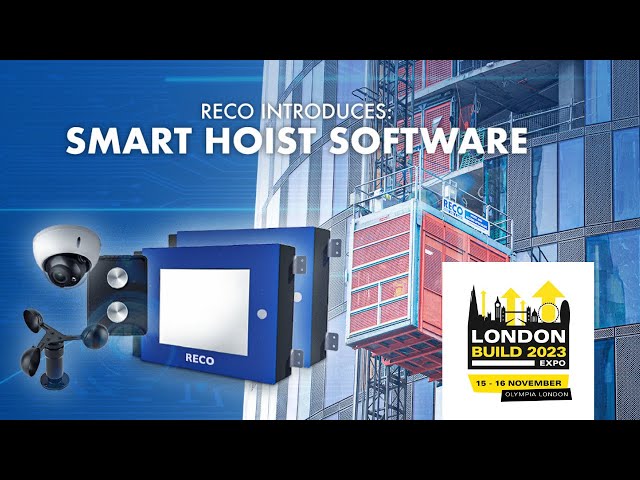 Smart Hoist - NEW at London Build Expo 2023 - AI Software to reduce wait times and save money